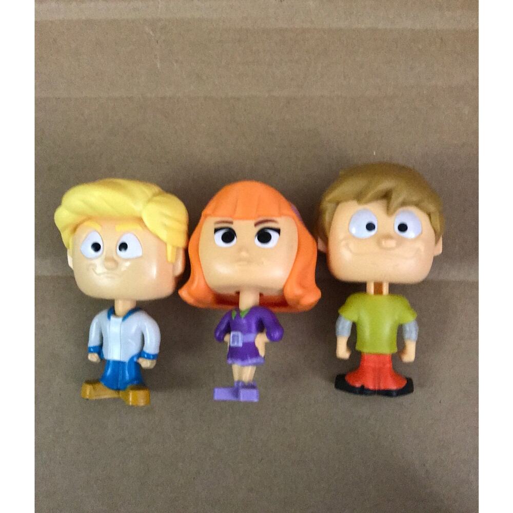 Scooby Doo Bobble-head Lot of 3 (2021) Stocking Stuffers Miniatures Collectibles